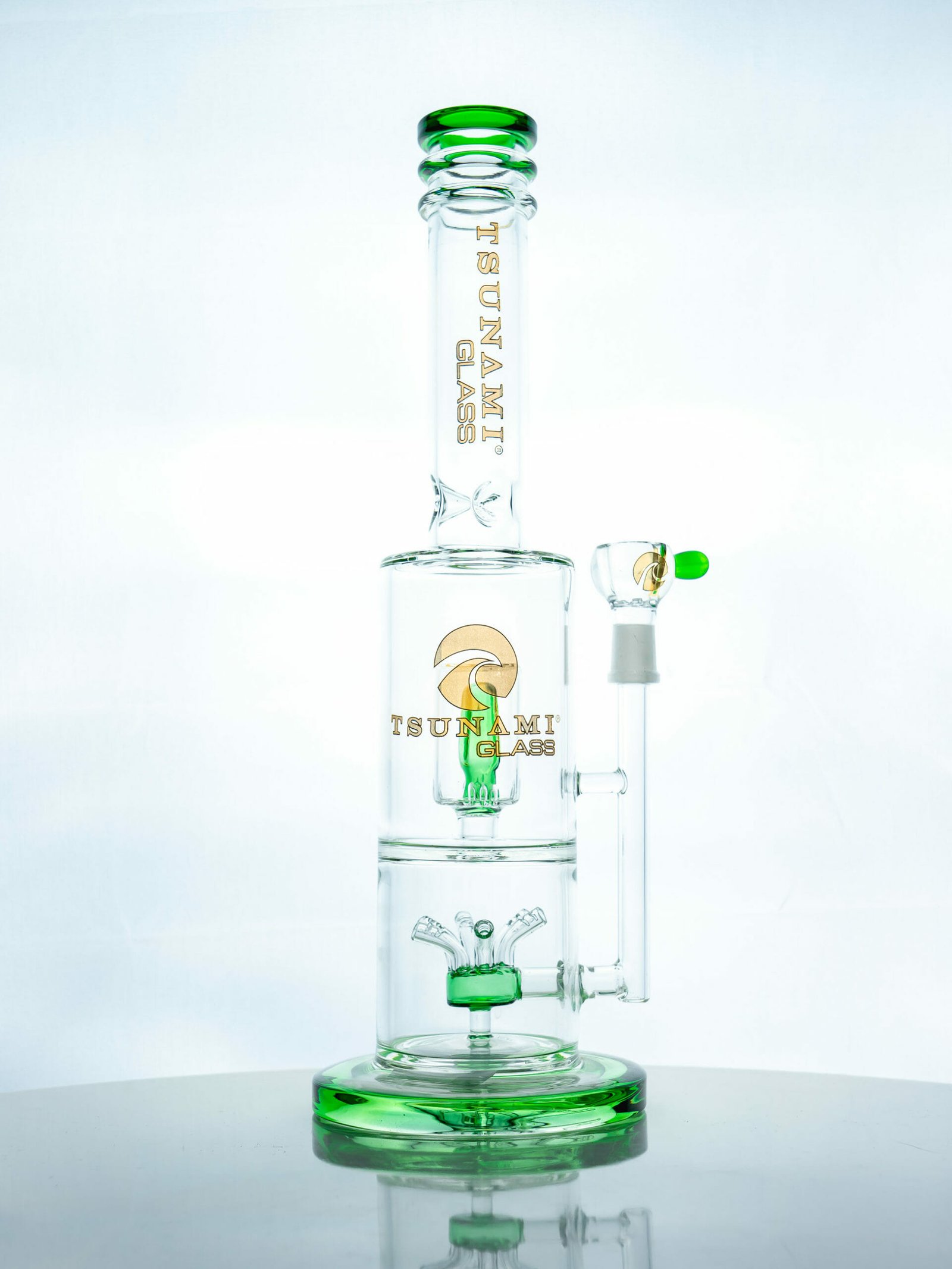 Tsunami 14" Sprinkler Cube Perc Water Pipe - Image 2