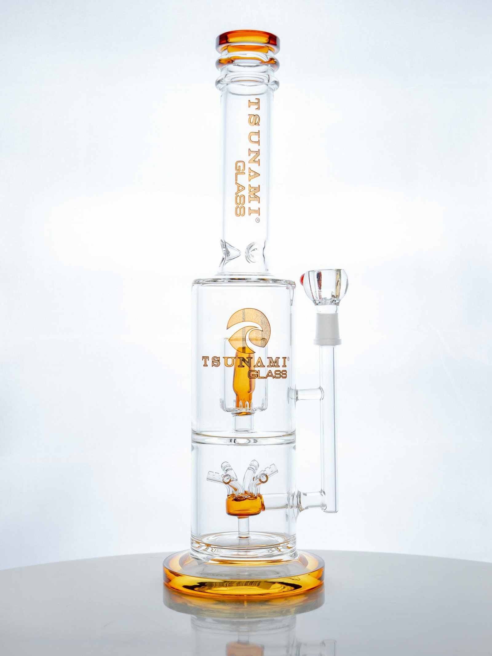 Tsunami 14" Sprinkler Cube Perc Water Pipe - Image 3