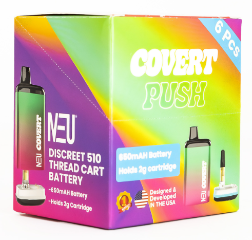 NEU COVERT PUSH 650MAH PACK OF 6