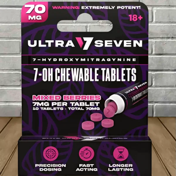 Ultra Seven 7-OH Chewable Tablets 70mg Pack of 6 - Image 2