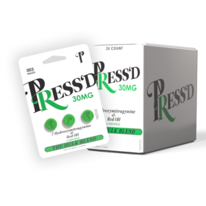 Press'd 7 Hydroxymitragynine & Red OH Hulk Blend 30MG 25 ct.