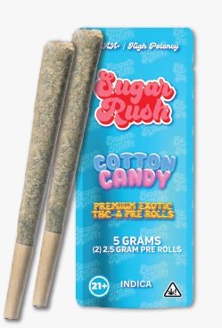 SUGAR RUSH PREROLL 5G WHITE GUMMY (SINGLE) PACK OF 10 - Image 5